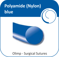 Полиамид (нейлон) синий